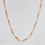 Cadena Rustica Dubai 15.3 g / 68.6 cm / 4.15 mm Oro Rosa 18K