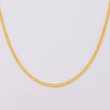 Cadena China 5.5g / 60cm / 2.2mm Oro Amarillo 18K