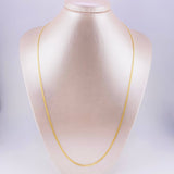 Cadena China 5.45g / 60cm / 2.2mm Oro Amarillo 18K