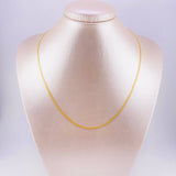Cadena China 4.25g / 45cm / 2.2mm Oro Amarillo 18K