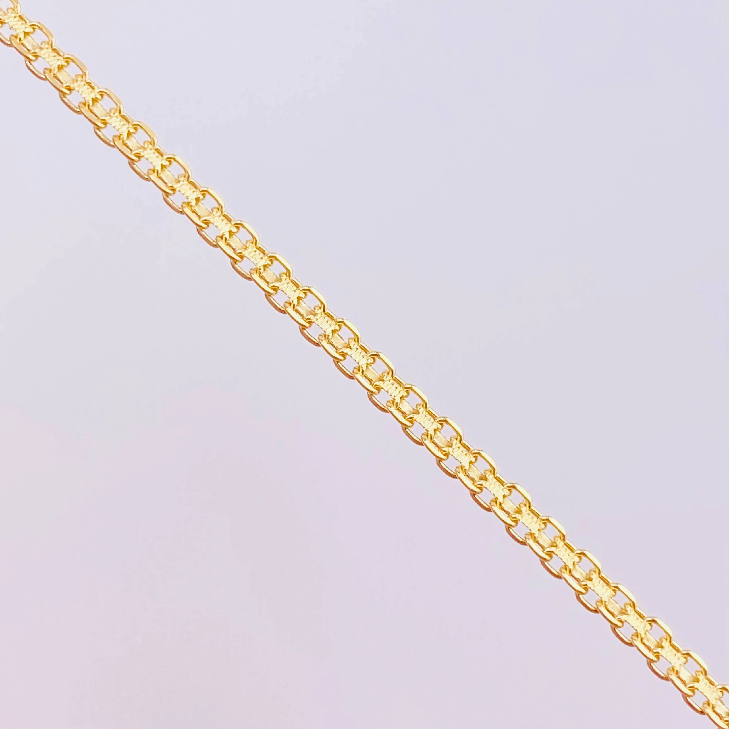 Cadena China 4.3g / 45cm / 2mm Oro Amarillo 18K
