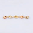 Herraje Retazo Gc 0.45 g / 3.5 cm Tres Oros 18K