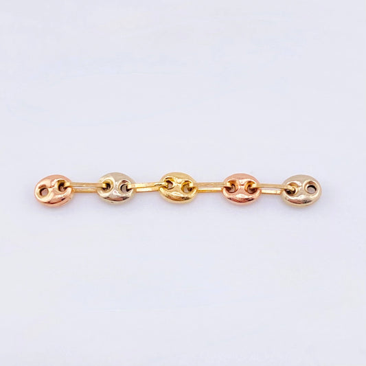 Herraje Retazo Gc 0.45 g / 3.5 cm Tres Oros 18K