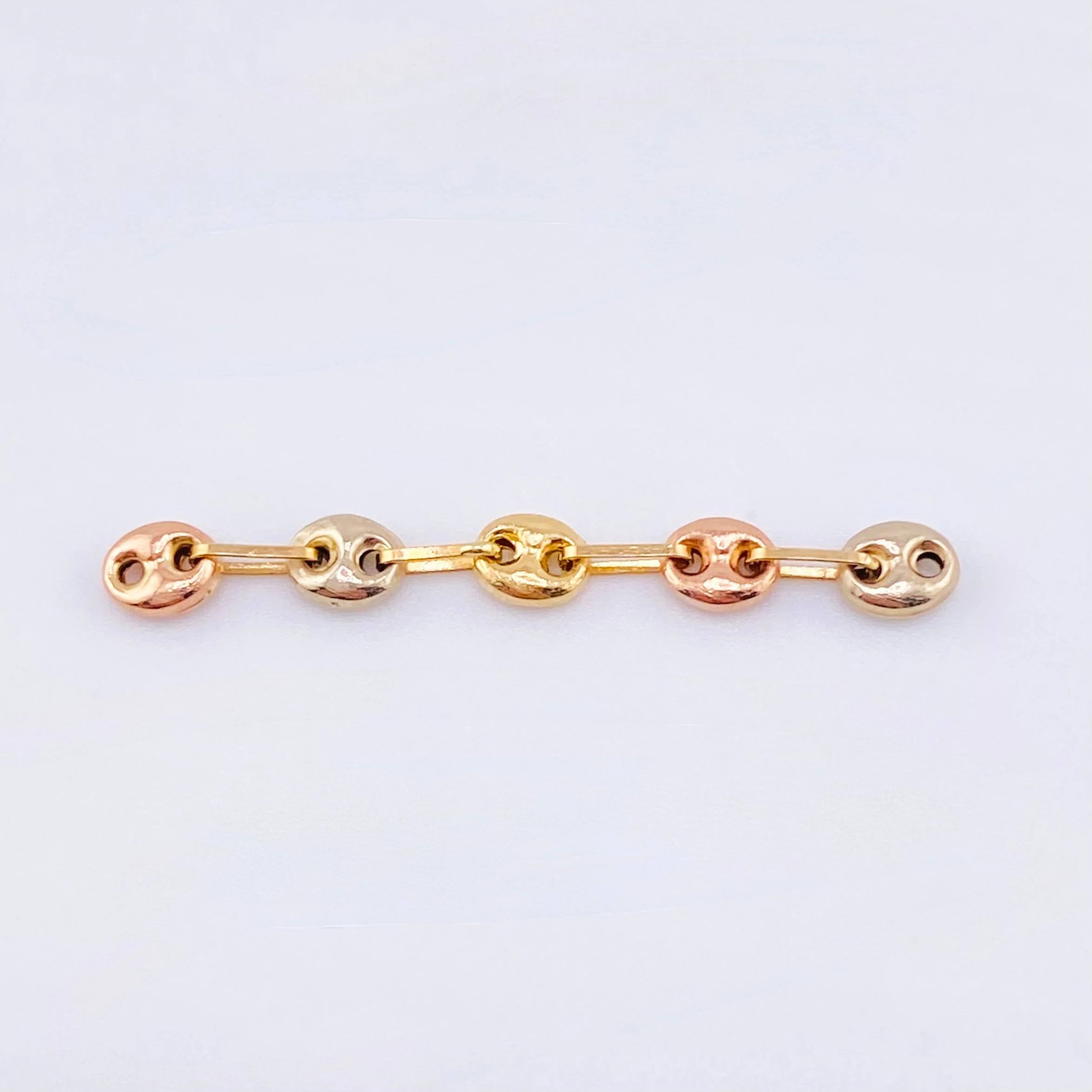 Herraje Retazo Gc 0.4 g / 3.5 cm Tres Oros 18K