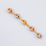 Herraje Retazo Gc 0.45 g / 3.5 cm Tres Oros 18K