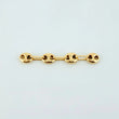 Herraje Retazo Gc 0.45 g / 2.7 cm Oro Amarillo 18K