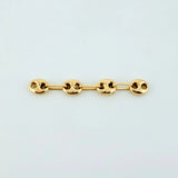 Herraje Retazo Gc 0.45 g / 2.7 cm Oro Amarillo 18K
