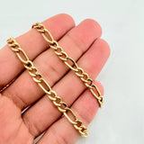 Cadena Figaro 17.45gr / 65cm / 5.6mm Oro Amarillo +1 18K ©