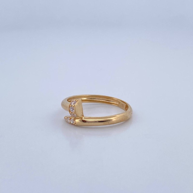 Anillo Clavo 1.75gr / T5 / Oro 18K &