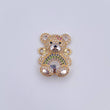 Herraje Oso 4.15gr / 2.2cm / Oro 18K &