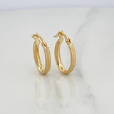 Candongas Juli Ovaladas 1.05 g / 1.7 cm Oro Amarillo 18K