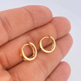 Candongas Tornillo 2.8gr / 1.3cm / Oro Amarillo 18K $