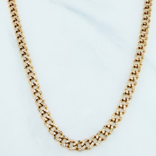 Cadena Cubana 20 g / 50.7 cm / 4.9 mm Oro Amarillo 18K