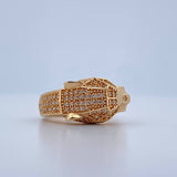 Anillo Pantera 7.45gr / T8 1/2 / Oro Amarillo 18K &
