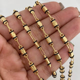 Cadena Rustica Tornillo 12.05 g / 60.5 cm / 3.95 mm Oro Amarillo 18K