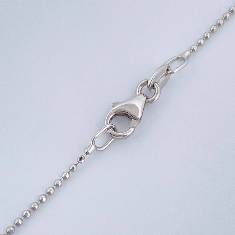 Cadena Militar 2.7gr / 60.2cm / Oro Blanco +3 18K %