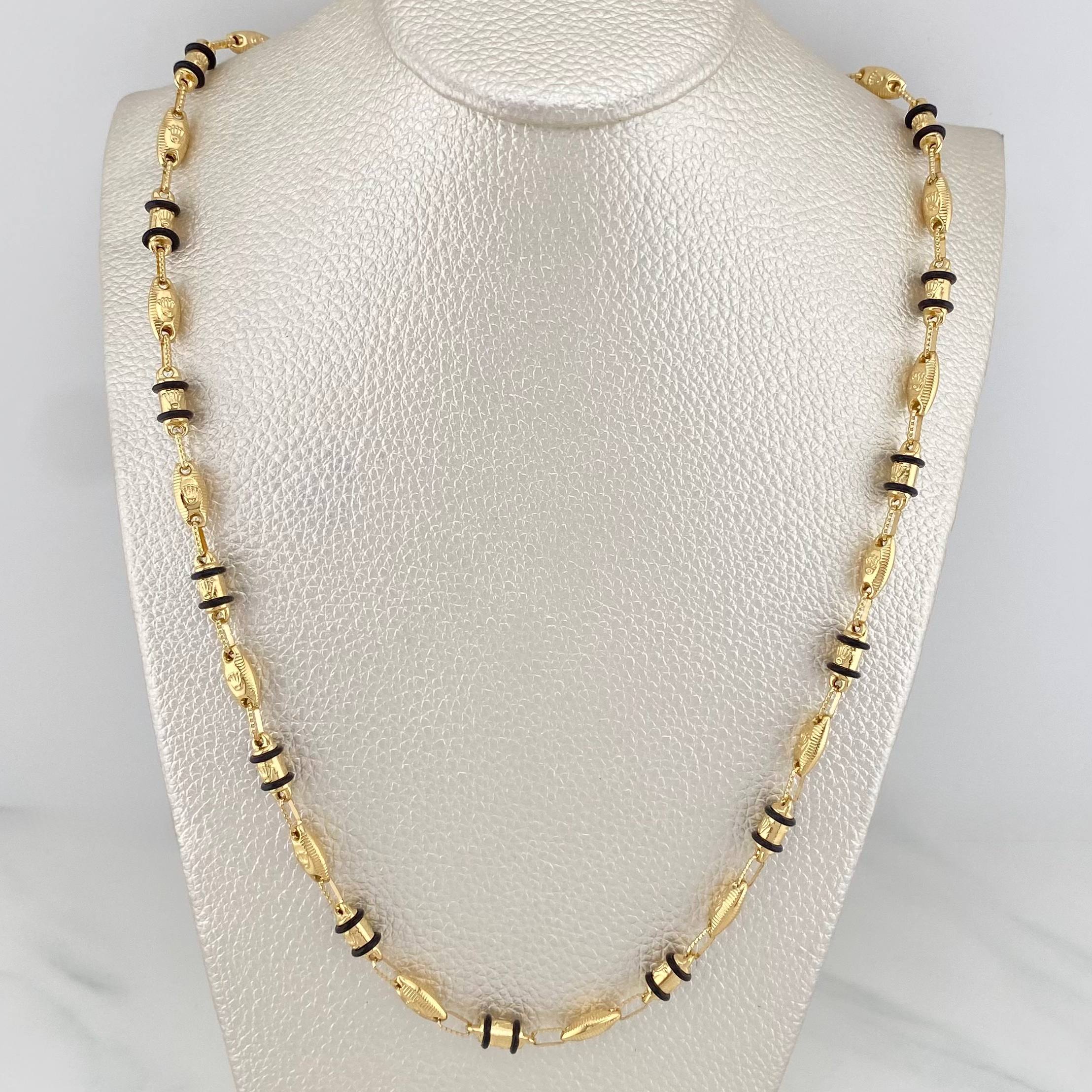 Cadena Rustica Corona 15.15 g / 62 cm / 4.6 mm Oro Amarillo 18K