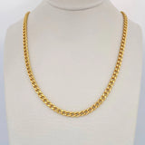 Cadena Cubana 9.35gr / 60cm / Oro Amarillo +1 18K &