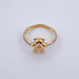 Anillo Oso Corbatin 2.35gr / T6 3/4 / Oro 18K $