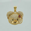Dije Rostro Oso 9.25 g / 2.9 cm Oro Amarillo 18K