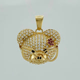 Dije Rostro Oso 9.25 g / 2.9 cm Oro Amarillo 18K