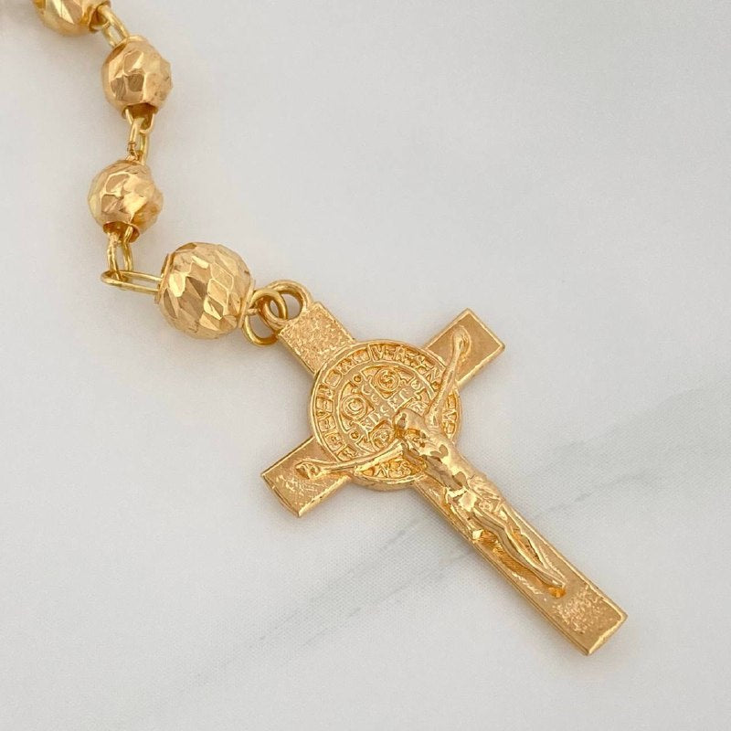 Rosario Milagrosa 12.35 g / 38.5 cm / 4 mm Oro Amarillo 18K