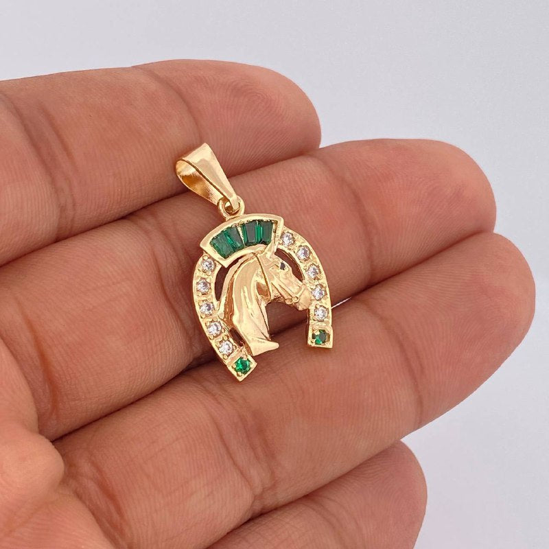Dije Herradura Caballo 3.05gr / 2.9cm / Oro Amarillo 18K $
