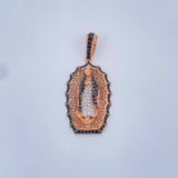 Dije Virgen de Guadalupe 5.7gr / 4.2cm / Tres Oros 18K $
