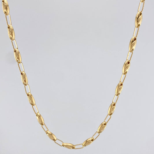 Cadena Rustica Paris 10.45 g / 60 cm / 3.5 mm Oro Amarillo 18K