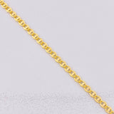 Cadena Escalera 2.8g / 50cm / 2.75mm Oro Amarillo 18K