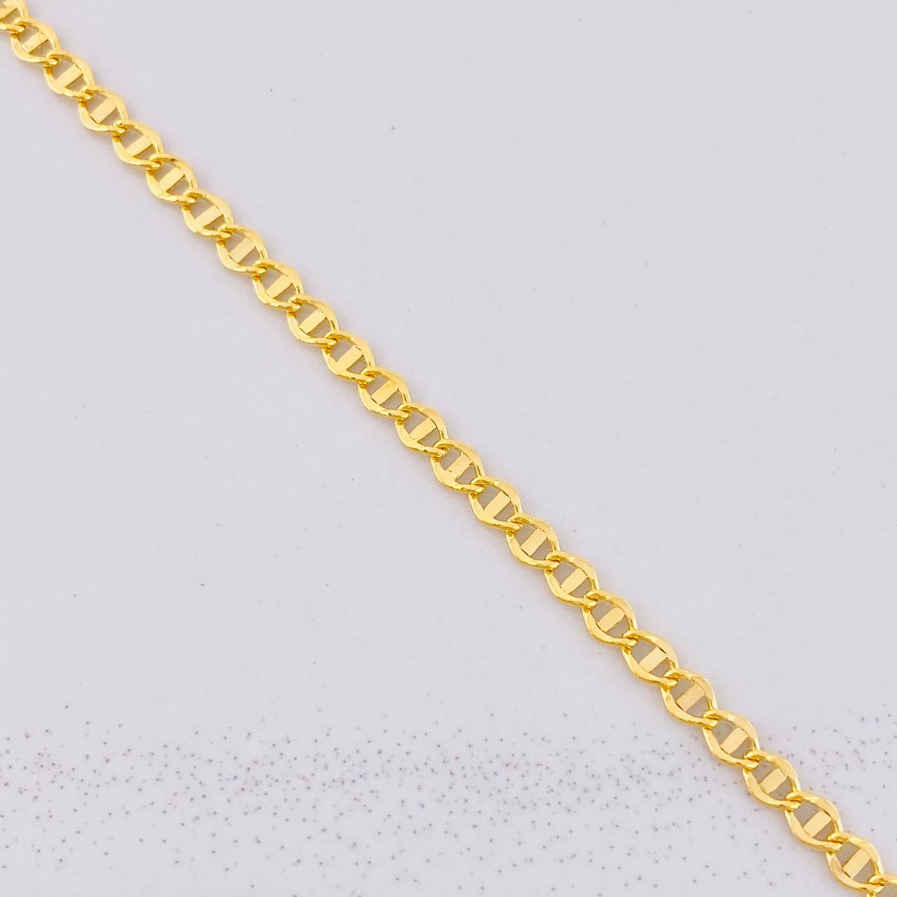 Cadena Escalera 2.8g / 50cm / 2.75mm Oro Amarillo 18K