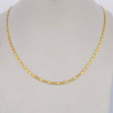 Cadena Escalera Plana 4.55gr / 60cm / Oro Amarillo +3 18K $