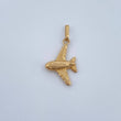 Dije Avion 0.55gr / 2.4cm / Oro Amarillo 18K &