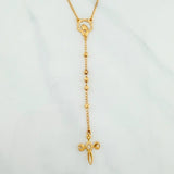 Rosario Virgen Milagrosa 8.1 g / 60 cm / 3 mm Oro Amarillo 18K