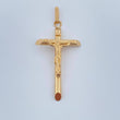 Dije Cruz Cristo 1.95gr / 4.9cm / Oro Amarillo 18K &