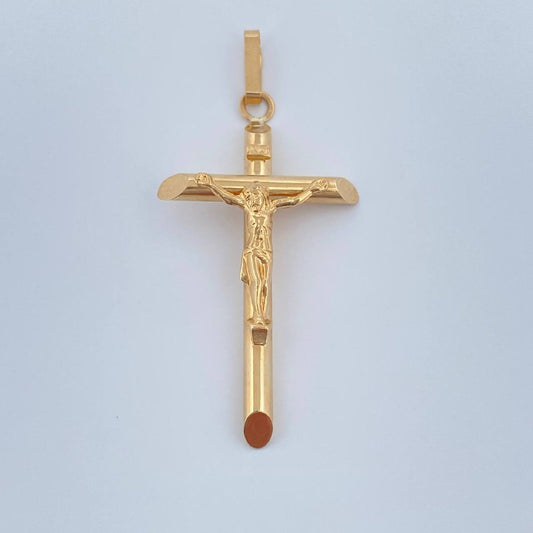 Dije Cruz Cristo 2.05gr / 4.8cm / Oro Amarillo 18K &