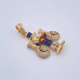 Dije Pato Bolsas Dinero 10gr / 4cm / Oro 18K &