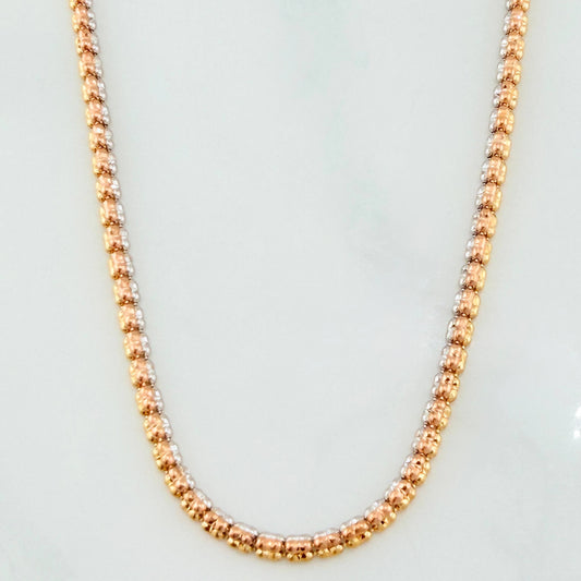 Cadena Ice 12 g / 50 cm / 2.3 mm Tres Oros 18K