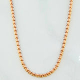 Cadena Ice 12 g / 50 cm / 2.3 mm Tres Oros 18K