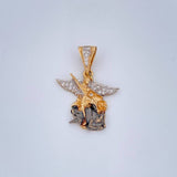 Dije San Miguel Arcángel 2.85gr / 2.8cm / Tres Oros 18K $