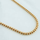 Cadena Ice 25.15 g / 65.3 cm / 3.15 mm Dos Oros Amarillo Blanco 18K