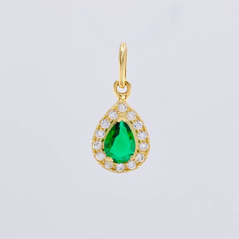 Dije Lagrima 1.5g / 2cm Oro Amarillo 18K