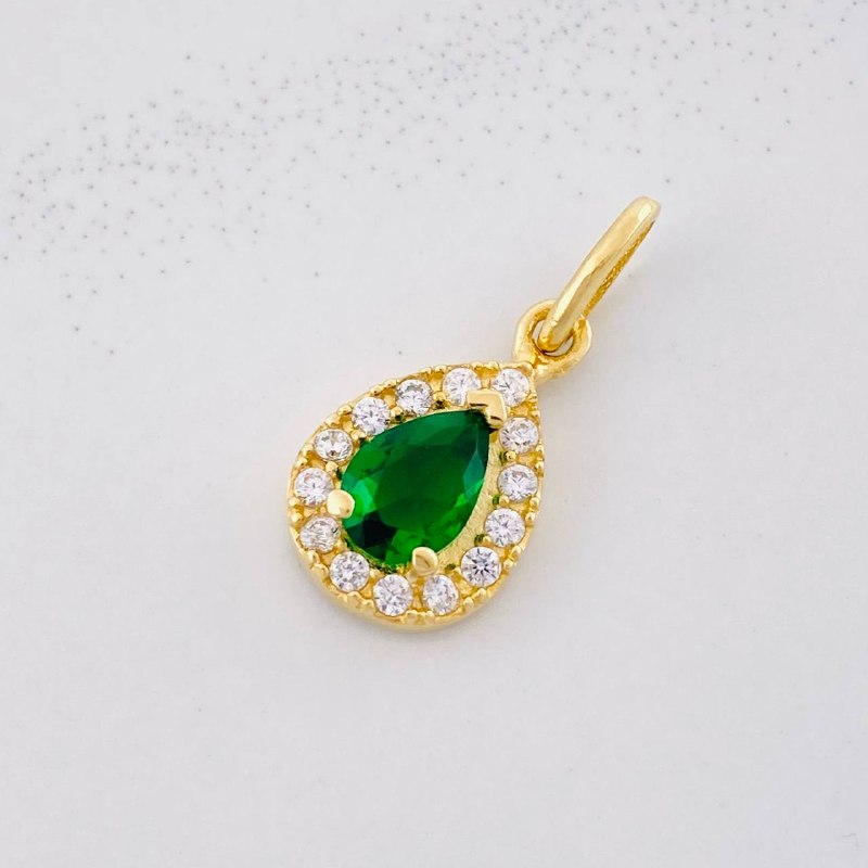 Dije Lagrima 1.5g / 2cm Oro Amarillo 18K