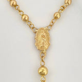 Rosario Virgen Guadalupe 15.95 g / 59.6 cm / 4mm-5 mm Oro Amarillo 18K