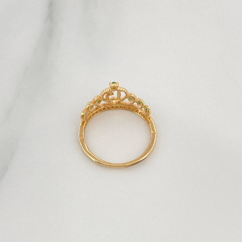 Anillo 15´S Corona 1.7 g / T5 1/2 Oro Amarillo 18K