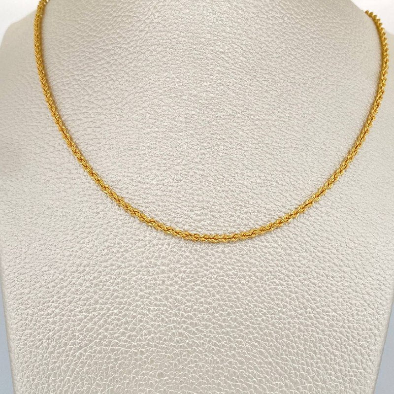 Cadena Lazo 2.2gr / 60cm / Oro Amarillo +3 18K %