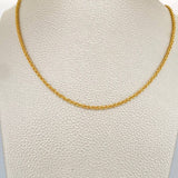 Cadena Lazo 2.2gr / 60cm / Oro Amarillo +3 18K %