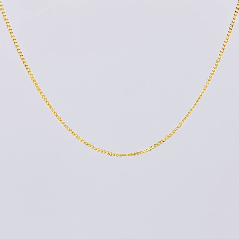 Cadena Mini Cabana 1.75g / 45cm / 0.94mm Oro Amarillo 18K