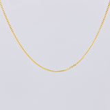 Cadena Mini Cabana 1.75g / 45cm / 0.94mm Oro Amarillo 18K