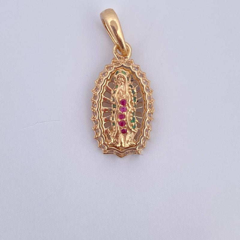 Dije Virgen de Guadalupe 2.9gr / 2.3cm / Oro 18K &
